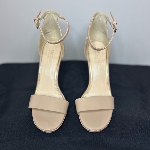 Michael Shannon Angelica Nude Strappy Heels Size 8 - Picture 5 of 9